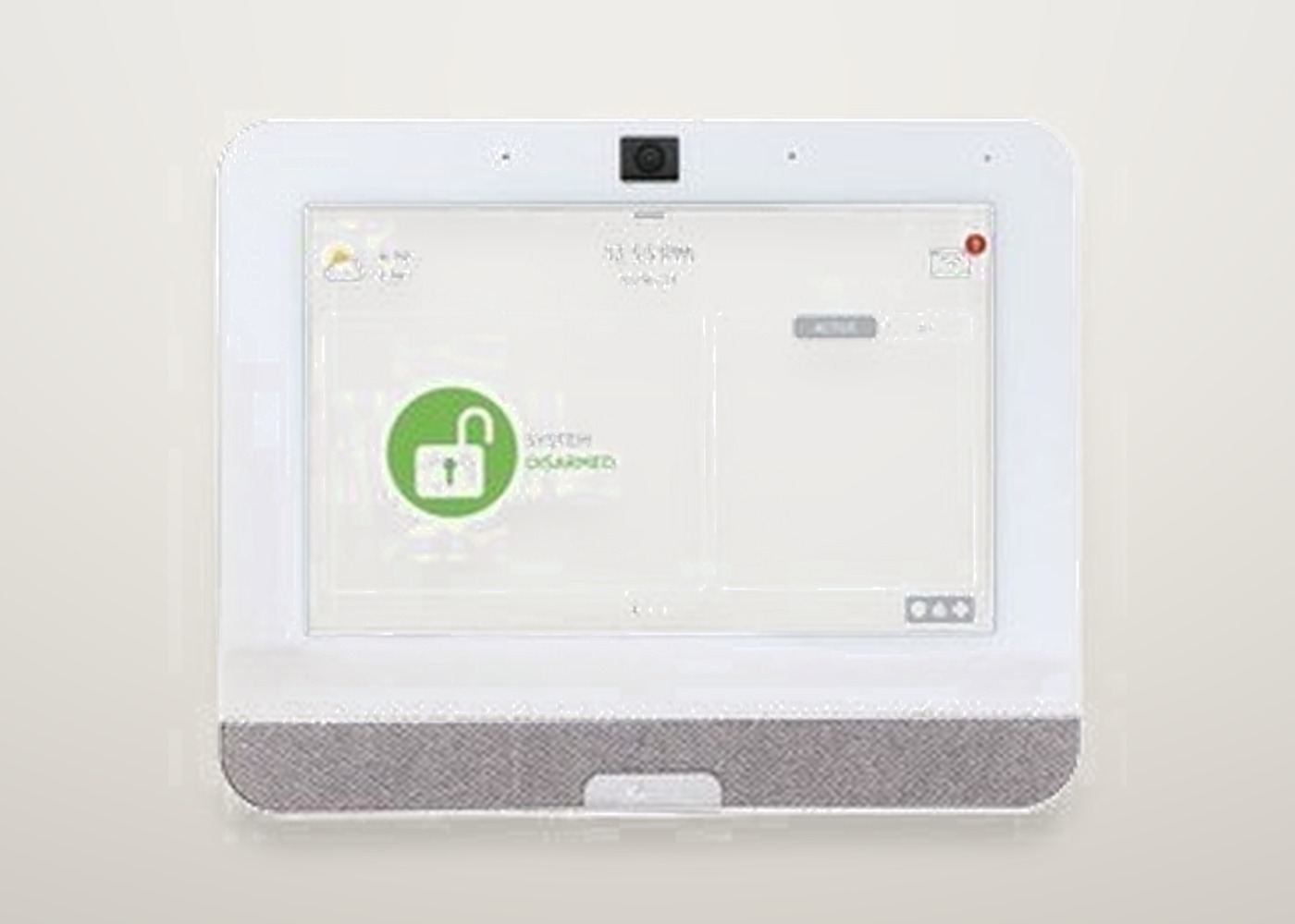 IQ Panel 4 white touchscreen smart security panel