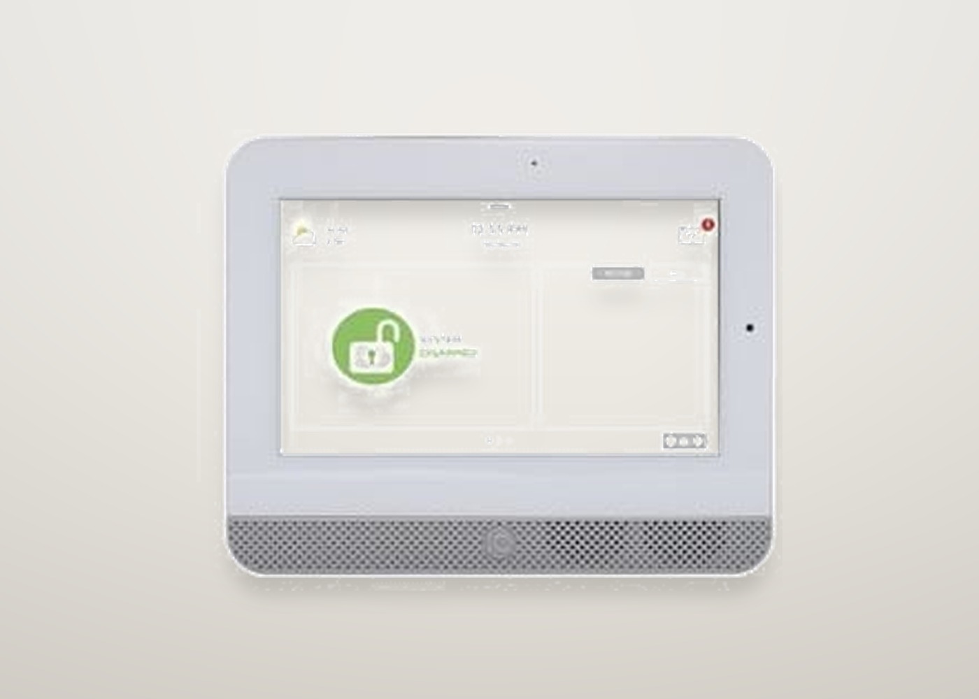 IQ5 Hub white wireless smart security panel